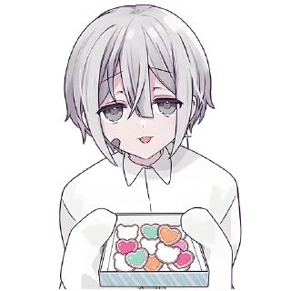 Sticker Тестовый-кун (BIG) @Nyasticks - 1