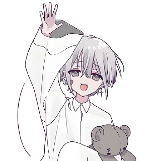 Sticker Тестовый-кун (BIG) @Nyasticks - 8