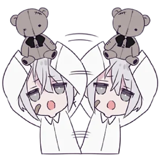 Стикер Тестовый объект-кун @nyasticks - 5