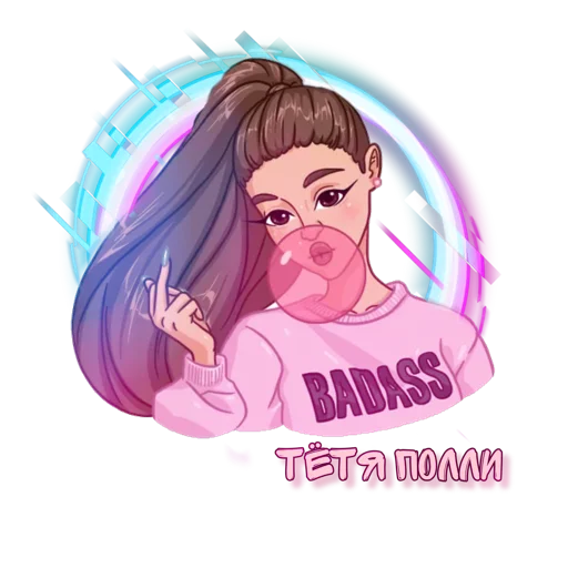 Sticker Tetyapolly - 1