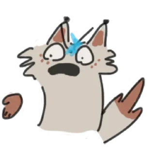 Sticker Тг заебал - 8