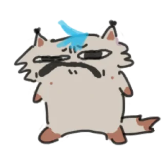 Sticker Тг заебал - 10