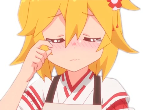 anime cartoon human face