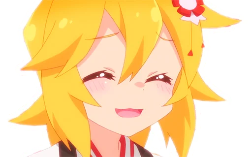 anime cartoon human face