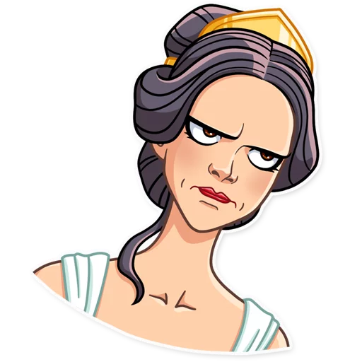 cartoon sketch human face