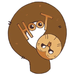 Стикер The Owl Meme - 1