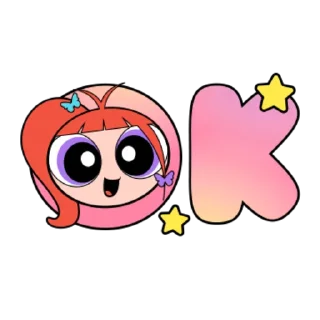 Стикер The Powerpuff Girls X New Jeans  @NWJNSSTICKER - 11