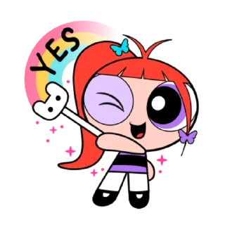 Стикер The Powerpuff Girls X New Jeans  @NWJNSSTICKER - 6