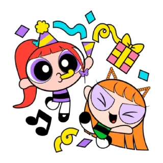 Стикер The Powerpuff Girls X New Jeans  @NWJNSSTICKER - 7