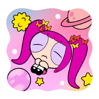 Стикер The Powerpuff Girls X New Jeans  @NWJNSSTICKER - 5