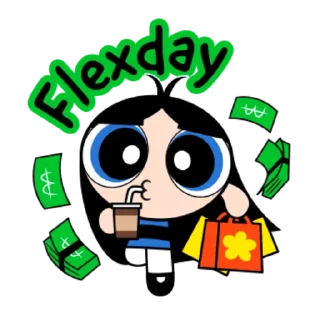 Стикер The Powerpuff Girls X New Jeans  @NWJNSSTICKER - 4