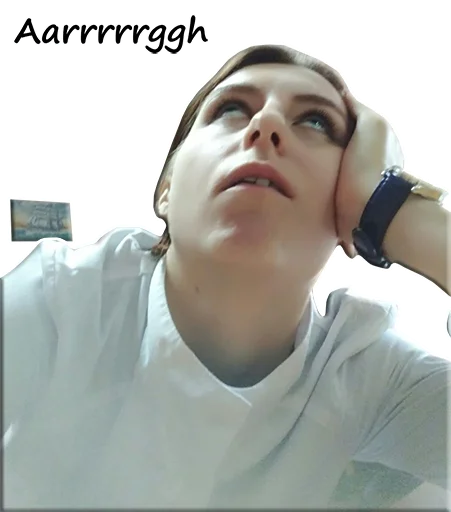 human face person headphones