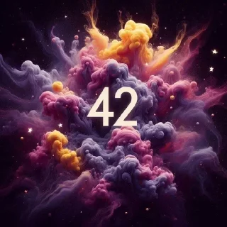 Стикер The Ultimate Question of Life, the Universe, and Everything. - 7