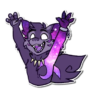 Sticker WolfDrake - 11