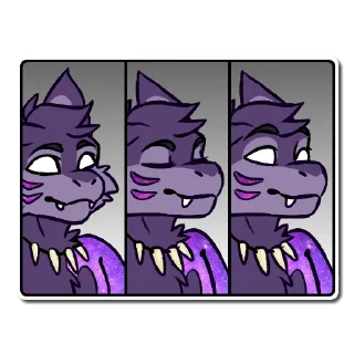 Sticker WolfDrake - 3