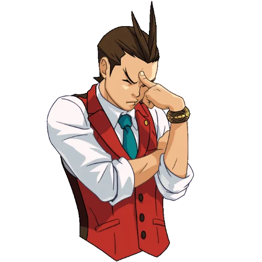 Sticker Random Garbage: Ace Attorney @CEO_of_hell - 2