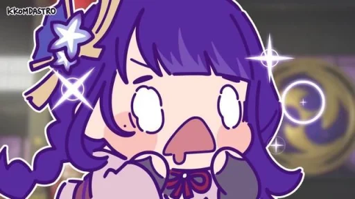 Sticker Raiden shogun - @tenkyuuchimata - 8