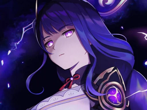 Sticker Raiden shogun - @tenkyuuchimata - 4