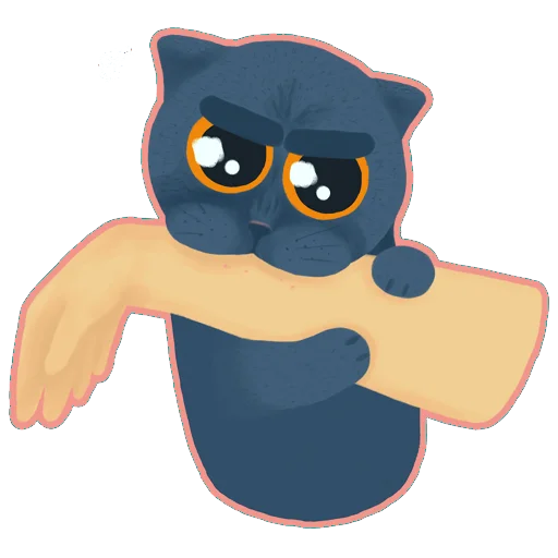 Sticker The cat named Mouse - 11