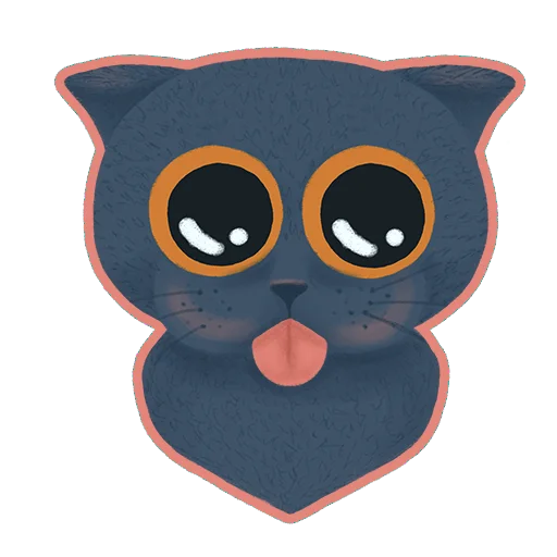 Sticker The cat named Mouse - 10