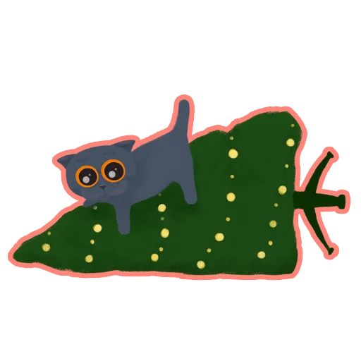 Sticker The cat named Mouse - 7