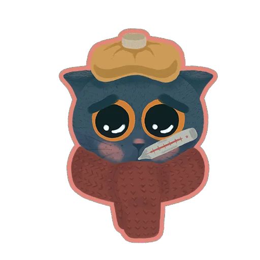 Sticker The cat named Mouse - 4