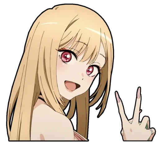 Sticker The dress-up doll that fell in love @animestkrs - 3