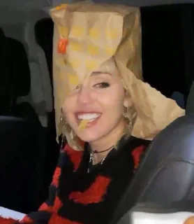 Стикер Miley's here - 11