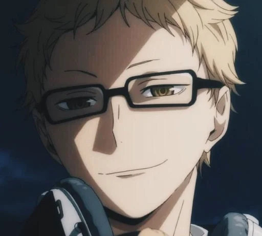 Стикер This_is_Tsukishima_by_fStikBot - 1