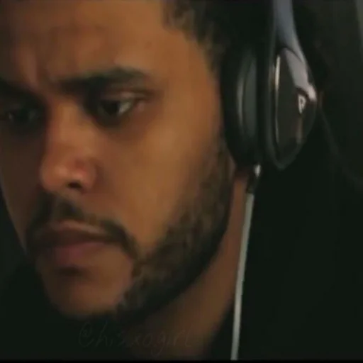 headphones human face person