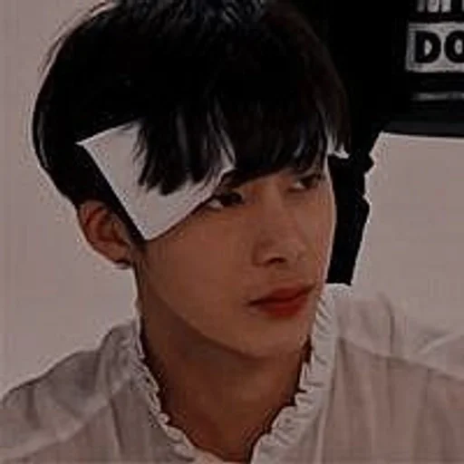 text human face person