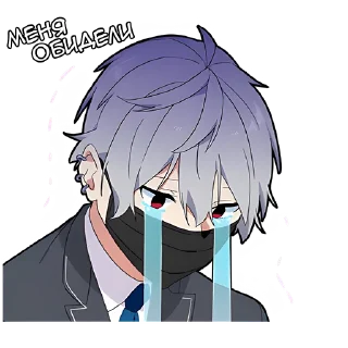 Стикер Тихий-кун 2 @Nyasticks - 4