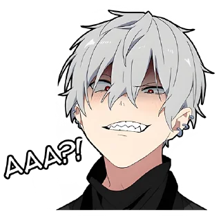 Стикер Тихий-кун 2 @Nyasticks - 8