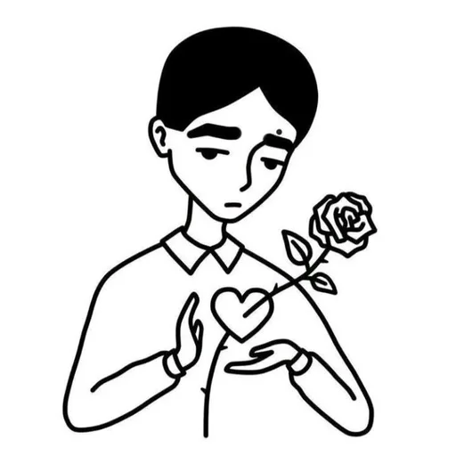 эскиз рисование линейное искусство