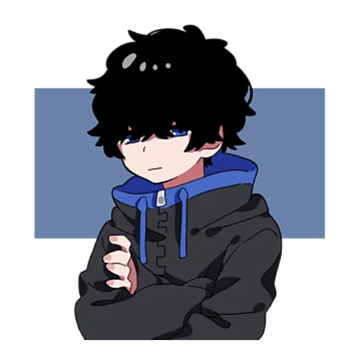 Стикер Тёмный и Светлый Кун 2 @nyasticks - 11