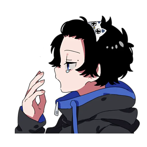 Стикер Тёмный и Светлый Кун 2 @nyasticks - 10