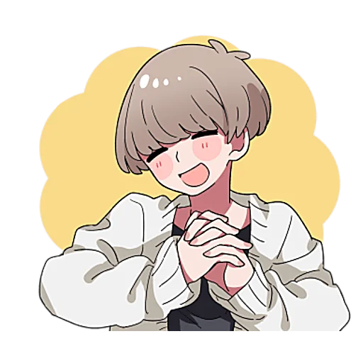 Стикер Тёмный и Светлый Кун 2 @nyasticks - 8