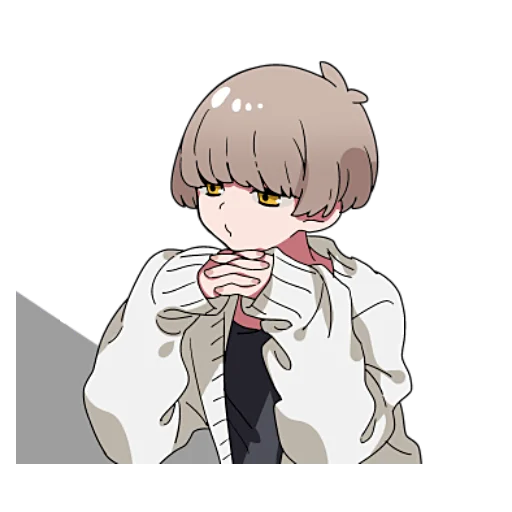 Стикер Тёмный и Светлый Кун 2 @nyasticks - 7