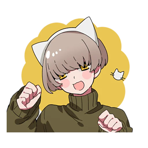 Стикер Тёмный и Светлый Кун 2 @nyasticks - 4