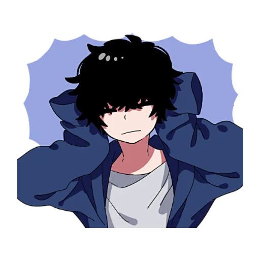 Стикер Тёмный и Светлый Кун 2 @nyasticks - 3