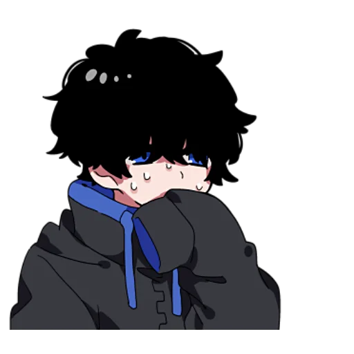 Стикер Тёмный и Светлый Кун 2 @nyasticks - 2