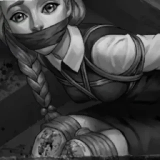 Sticker Tinny bunny  треш 4 сезона - 2