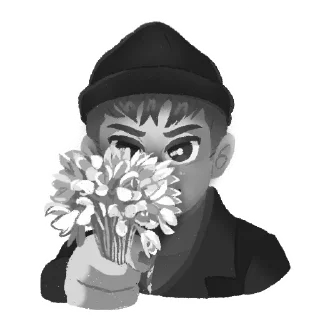 Стикер "Tiny Bunny / Зайчик №2" - 1