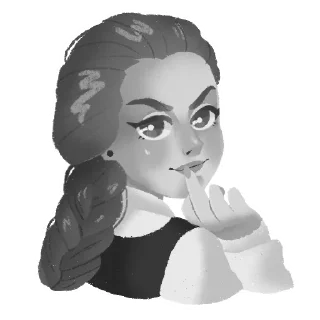 Стикер "Tiny Bunny / Зайчик №2" - 6