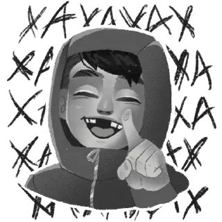 Стикер "Tiny Bunny / Зайчик №2" - 2