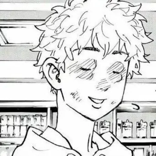 Стикер Такемичи и Сэнджу - 11