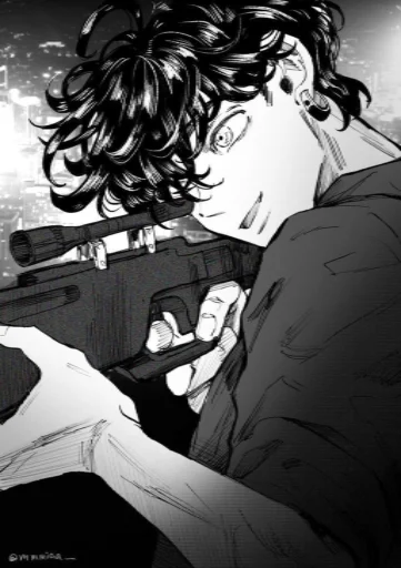 Стикер Такемичи и Сэнджу - 10