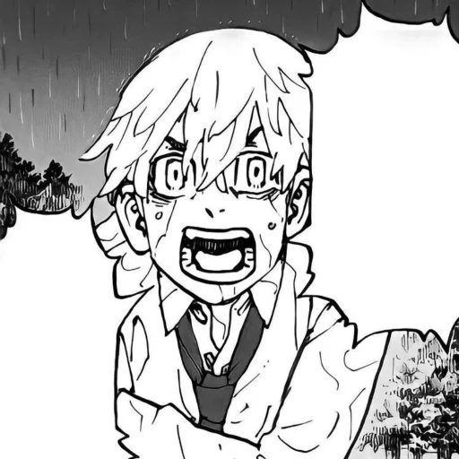 Стикер Такемичи и Сэнджу - 1