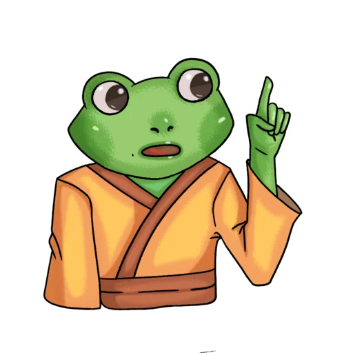 рисование клипарт лягушка