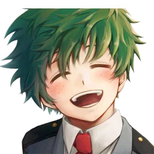 anime cartoon human face